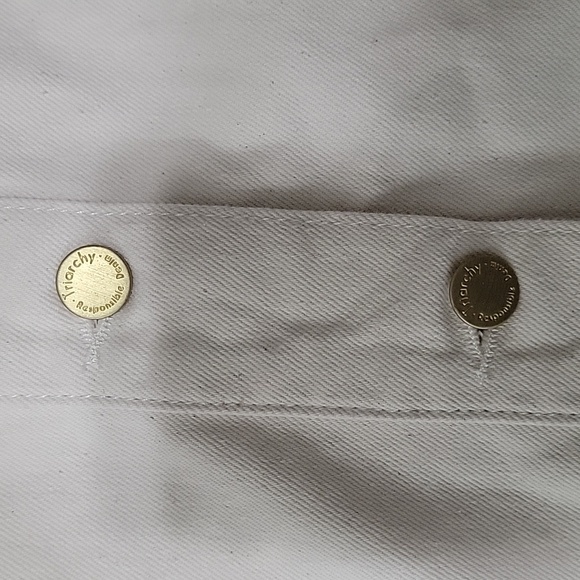 Triarchy button down denim midi skirt Sz 25 NWT - Picture 3 of 9